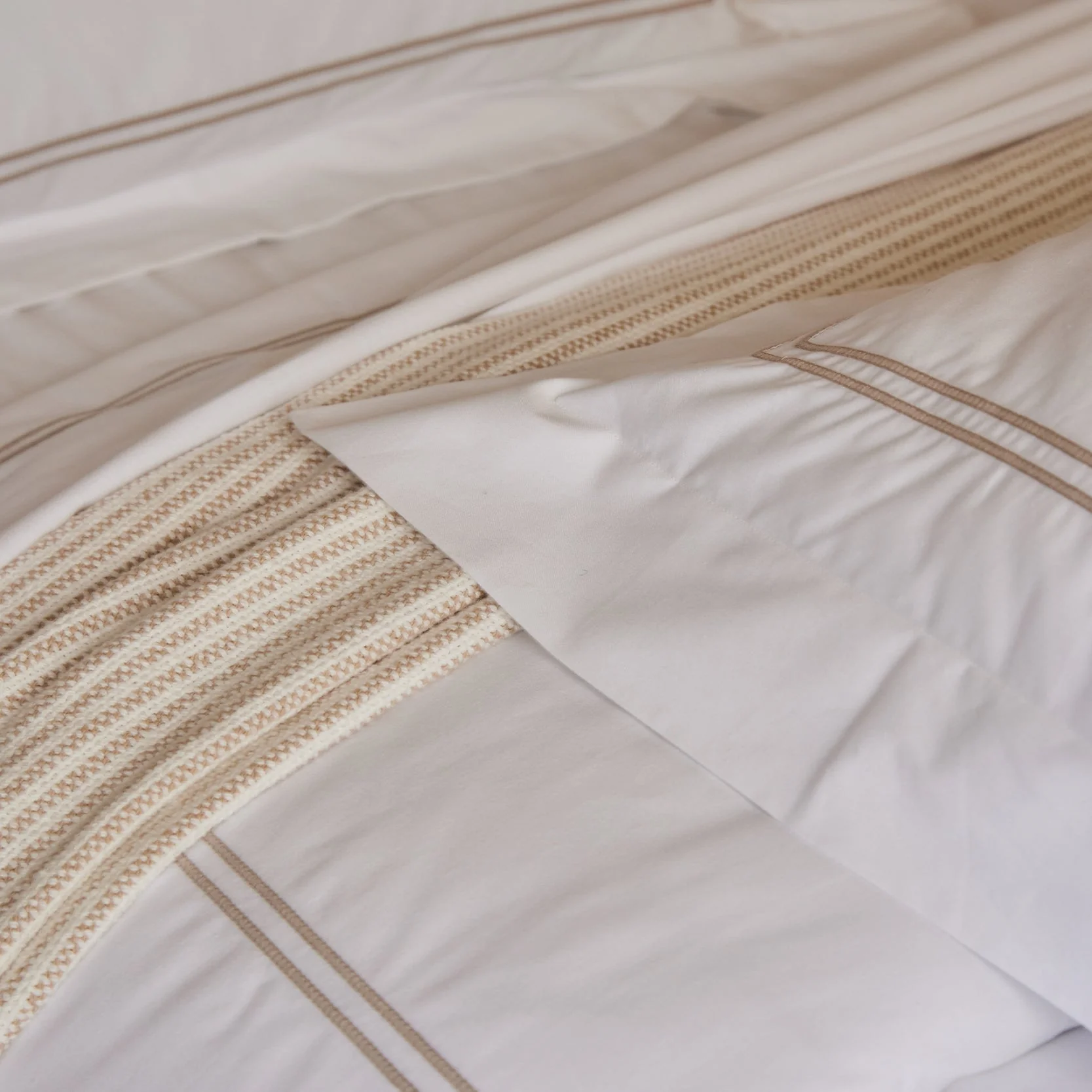 Ella Embroidered Duvet Cover & Shams Bedding Bundle - Image 6