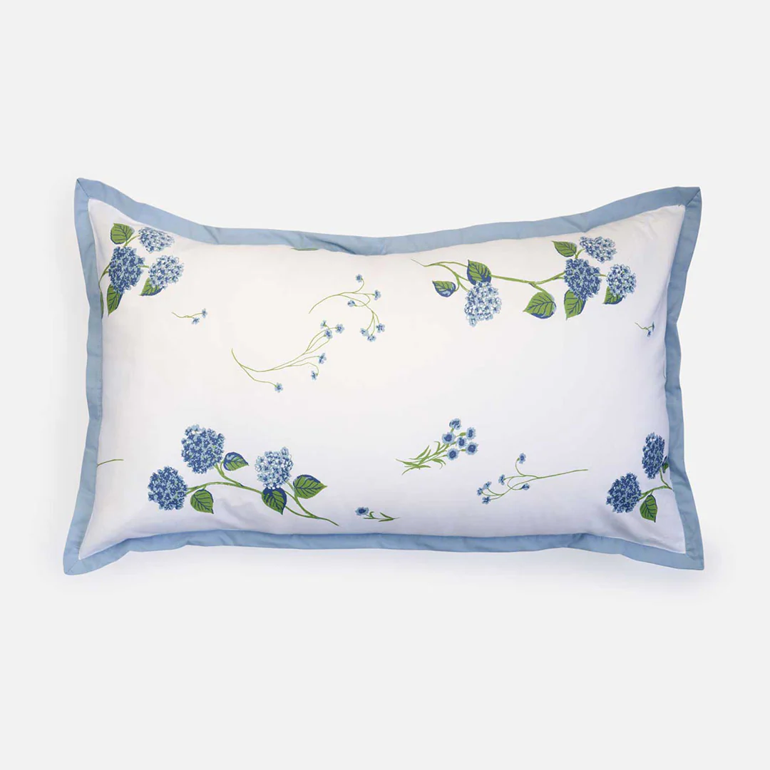Hydrangea Print Pillow Sham - Image 3