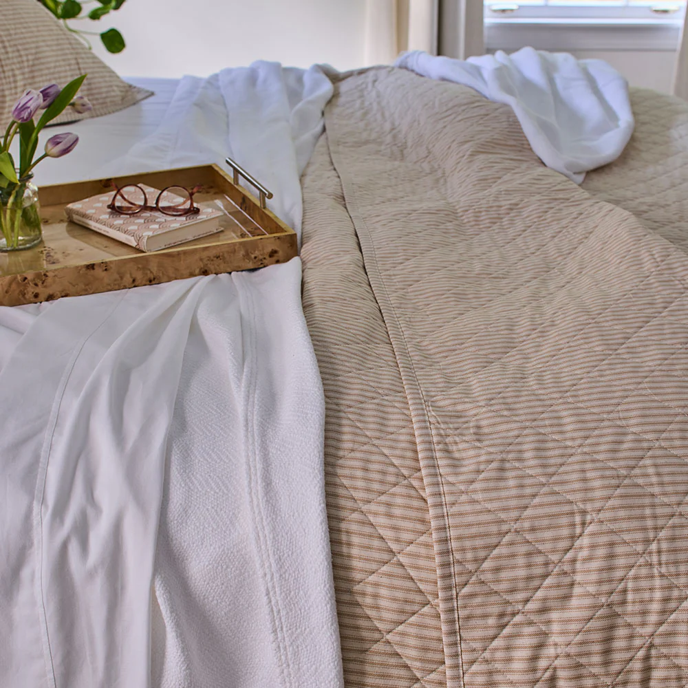 Ticking Stripe Classic Quilt - Image 5