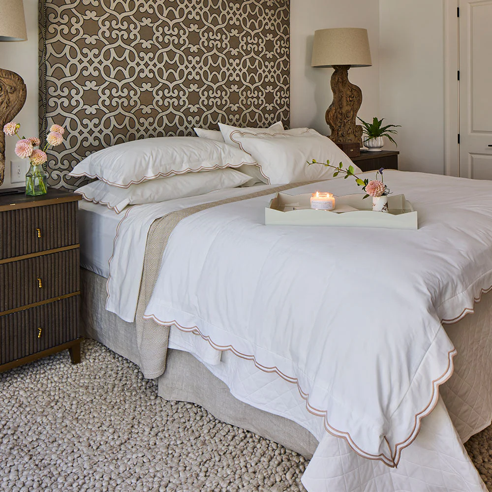 Sipsey Scallop Duvet Cover & Sham Bundle - Image 4