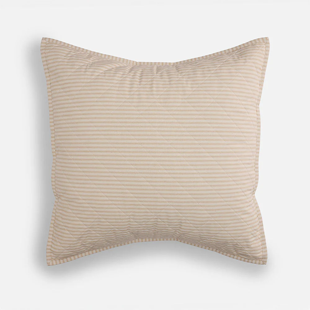 Ticking Stripe Quilted Pillow Sham - Image 10